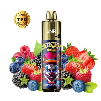 Puff Joker 24K Mixed Berries JNR - 24000 Bouffées | Kit Rechargeable