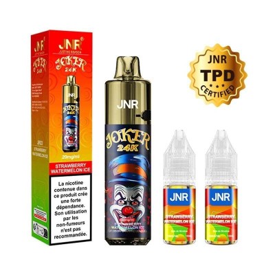 Puff Joker 24K JNR Strawberry Watermelon Ice - 24000 Bouffées | Kana Pharma