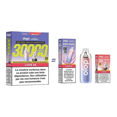 Bundle Puff Dojo Blast 30K Love66 | 30000 Bouffées | Kana Pharma