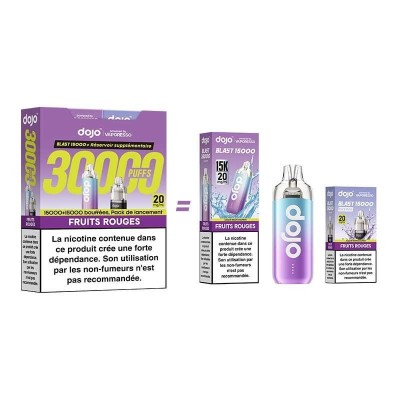 Puff Dojo Blast Bundle 30K Fruits Rouges | 30000 Bouffées | Kana Pharma