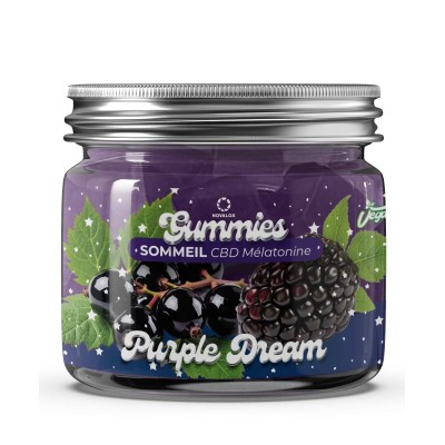 Gummies CBD Sommeil Purple Dream - 20mg CBD + Mélatonine | Kana Pharma