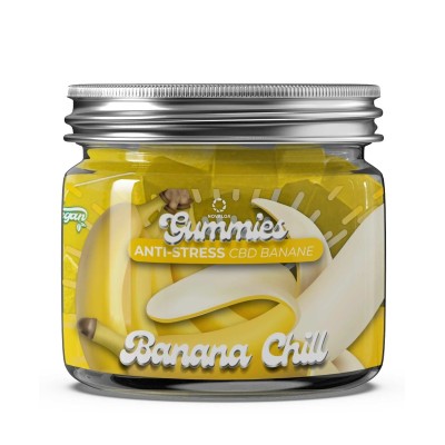 Gummies CBD Anti-Stress Banana Chill 20mg | CBD + GABA + Magnésium