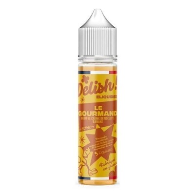 Le Gourmand 50ml Delish Liquideo - E-liquide Gaufre Crème Noisette | Kana Pharma