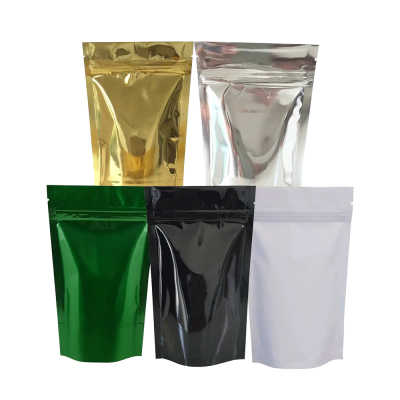 Pochettes Aluminium ZIP 8x13cm - Lot 100 pcs | 5 Coloris Disponibles