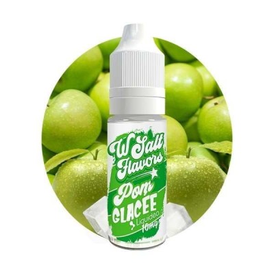 E-liquide Pom Glacée Wsalt Liquideo 10ml | Sels de Nicotine 10-20mg | Kana Pharma