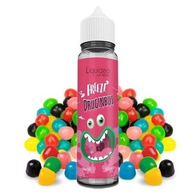 Druginbus Freeze 50ml Liquideo | E-liquide bonbon mentholé 0mg - Kana Pharma