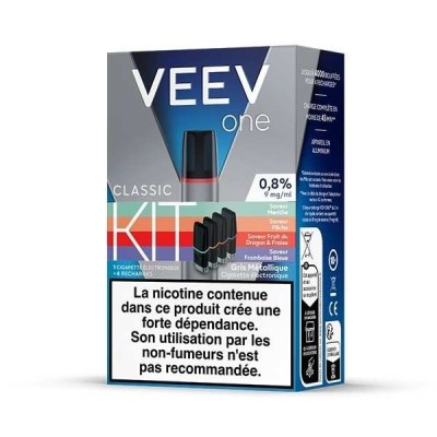 Kit Veev One Saveurs Fruitées | 4 Pods 2ml | Kana Pharma