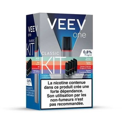 Kit Veev One Saveurs Fruitées | 4 Pods 2ml | Kana Pharma