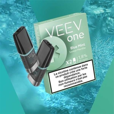 Pods Veev One Blue Mint - 2 Pods Pré-remplis Menthe Fraîche | Kana Pharma