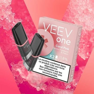 Pods Veev One Melon Pastèque | 2x2ml | 9mg-20mg | Kana Pharma