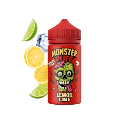 Eliquide Monster Puff 200ml Lemon Lime - Agrumes Zestés | Kana Pharma