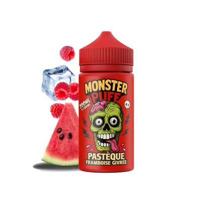 Monster Puff 200ml Pastèque Framboise Givrée - E-liquide Premium | Kana Pharma