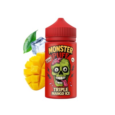 E-liquide Monster Puff Triple Mango Ice 200ml - Saveur Tropicale Premium
