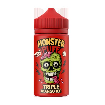 E-liquide Monster Puff Triple Mango Ice 200ml - Saveur Tropicale Premium