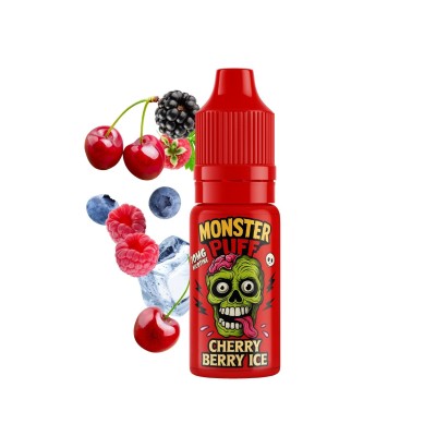 Eliquide Monster Puff Cherry Berry Ice 10ml - Cerise Baies Glacées | Kana Pharma