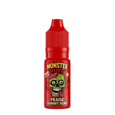 Eliquide Monster Puff Fraise Gummy Bear 10ml - Saveur Fruité | Kana Pharma