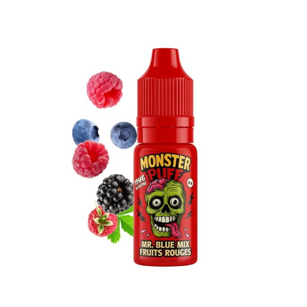E-liquide Monster Puff 10ml Mr Blue Mix Fruits Rouges