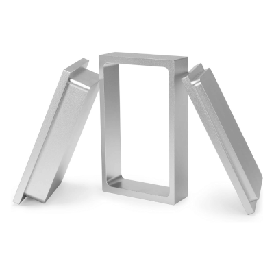 Moule Pré-Presse Rectangulaire Aluminium 12,5x7,5cm | Extraction CBD Pro