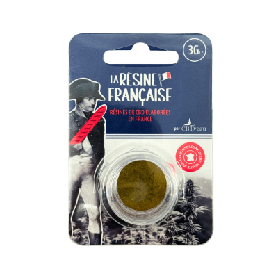Résine CBD Pollen Jaune 25% - 3gr | La Résine Française | Kana Pharma