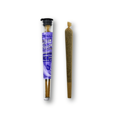 Pre Roll CBD Amnesia 10% Mellow Fellow 1g | Infustick Premium Kana Pharma