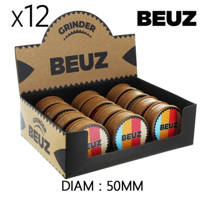 Grinder Chanvre Beuz Organic 50mm - Lot 12 Pièces | Kana Pharma