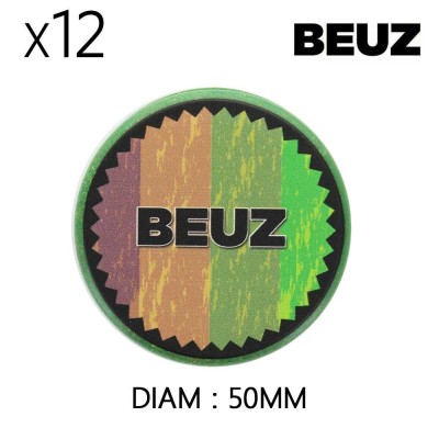 Grinder Beuz Green Organic 50mm x12 | Chanvre Biodégradable | Kana Pharma