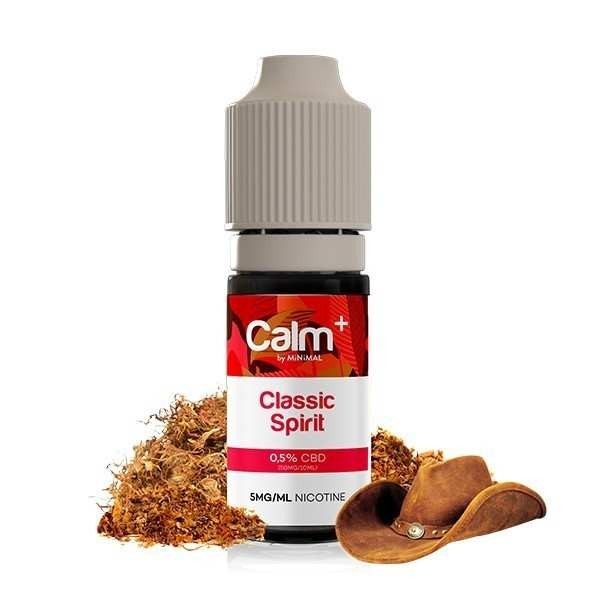 Classic Spirit 10ml Calm+ by Minimal - E-liquide CBD Nicotine FUU