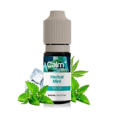 E-liquide CBD Herbal Mint 10ml Calm+ FUU | Sevrage Tabac Naturel