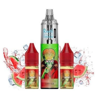 Puff Tornado RandM 20K Lush Ice - Kit Rechargeable 850mAh | Fumot