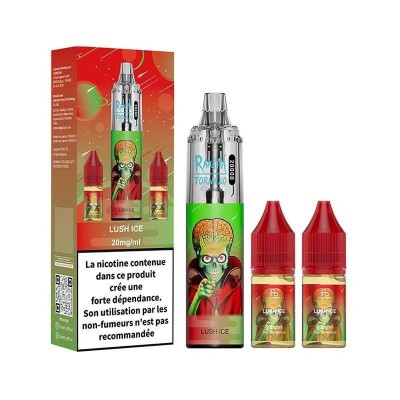 Puff Tornado RandM 20K Lush Ice - Kit Rechargeable 850mAh | Fumot