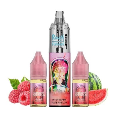 Puff Tornado RandM 20K Raspberry Watermelon 850mAh - Kit Complet Fumot