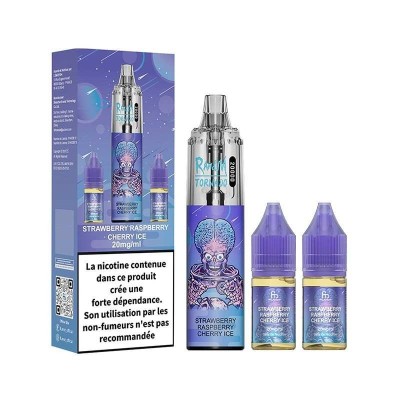 Kit Puff Tornado RandM 20K Strawberry Cherry Ice 850mAh | Kana Pharma