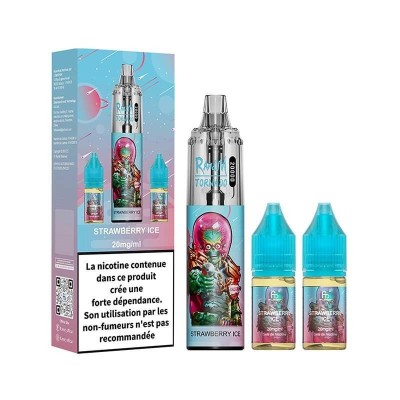 Puff Tornado RandM 20K Strawberry Ice 850mAh Rechargeable - Fumot | Kana Pharma