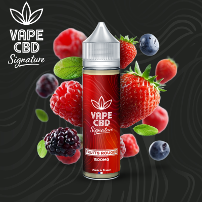 E-liquide CBD Fruits Rouges 50ml - Vape CBD Signature | Kana Pharma