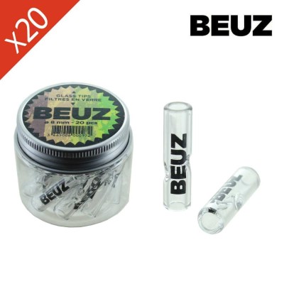 Filtres en Verre BEUZ 8mm x3cm - Boîte 20 Filtres Réutilisables | Kana Pharma