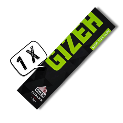 Feuille à Rouler Gizeh Slim Extra Fin King Size 34 Feuilles | Kana Pharma