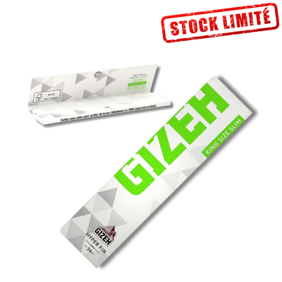 Feuilles Gizeh King Size Slim Super Fine 12g/m² | 34 Feuilles | Kana Pharma