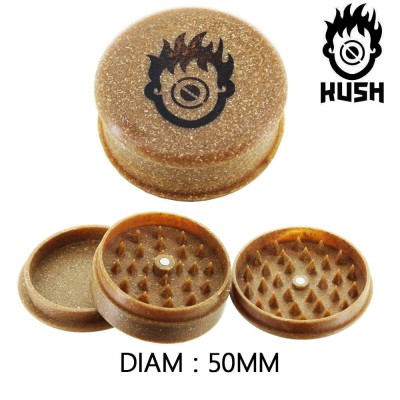 Grinder Chanvre Biodégradable 50mm Kush Bong - Lot de 12 | Kana Pharma