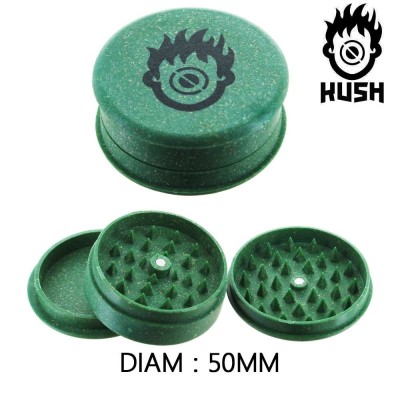 Grinder Chanvre Biodégradable Kush Bong 50mm | Éco Broyeur CBD