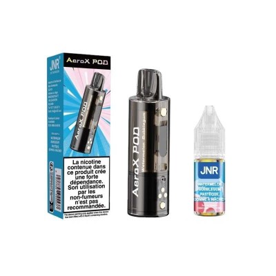 Pod JNR AeroX Watermelon Bubblegum 20mg - Kit Complet 10ml | Kana Pharma