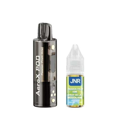 Kit Pod JNR AeroX Passion Fruit Kiwi + E-liquide 10ml - Kana Pharma