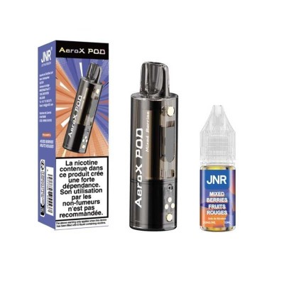 Kit Pod JNR AeroX Mixed Berries 32000 Puffs | E-liquide Inclus | Kana Pharma