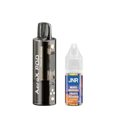 Kit Pod JNR AeroX Mixed Berries 32000 Puffs | E-liquide Inclus | Kana Pharma