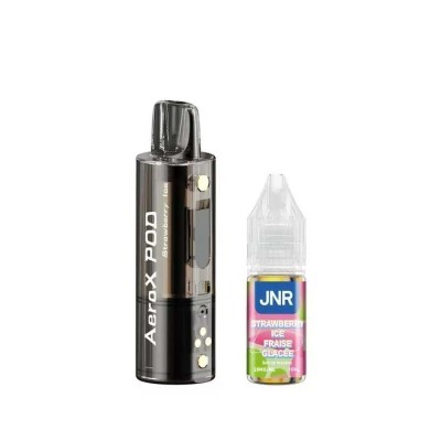 Pod JNR AeroX Strawberry Ice 32000 Puffs + E-liquide 10ml | Kana Pharma