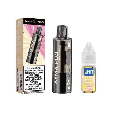 Pod JNR AeroX Peach Berry 4000 Puffs + E-liquide 10ml | Kana Pharma