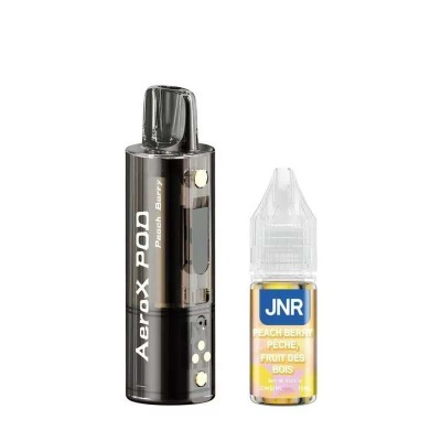 Pod JNR AeroX Peach Berry 4000 Puffs + E-liquide 10ml | Kana Pharma
