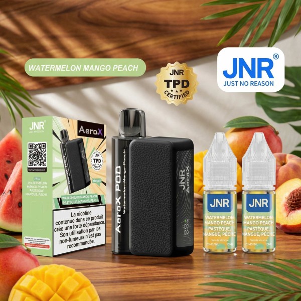 Puff AeroX 32K JNR Watermelon Mango Peach - 2% nicotine