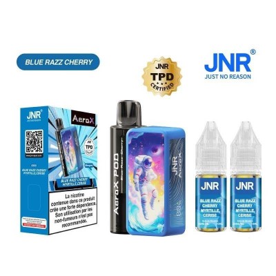 Puff JNR AeroX 32K Blue Razz Cherry 2% - 32000 bouffées | Kana Pharma