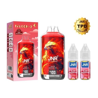 Puff Falcon-X Plus 28K Black Dragon Ice - Kit Rechargeable JNR | Kana Pharma