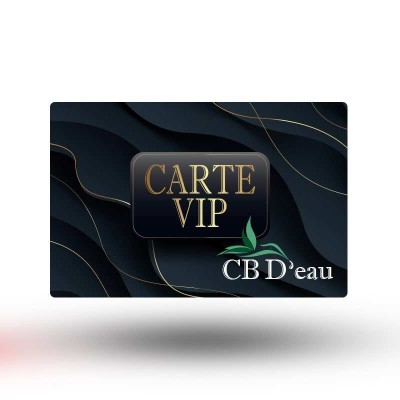 CARTE VIP MEMBRE CBD'EAU